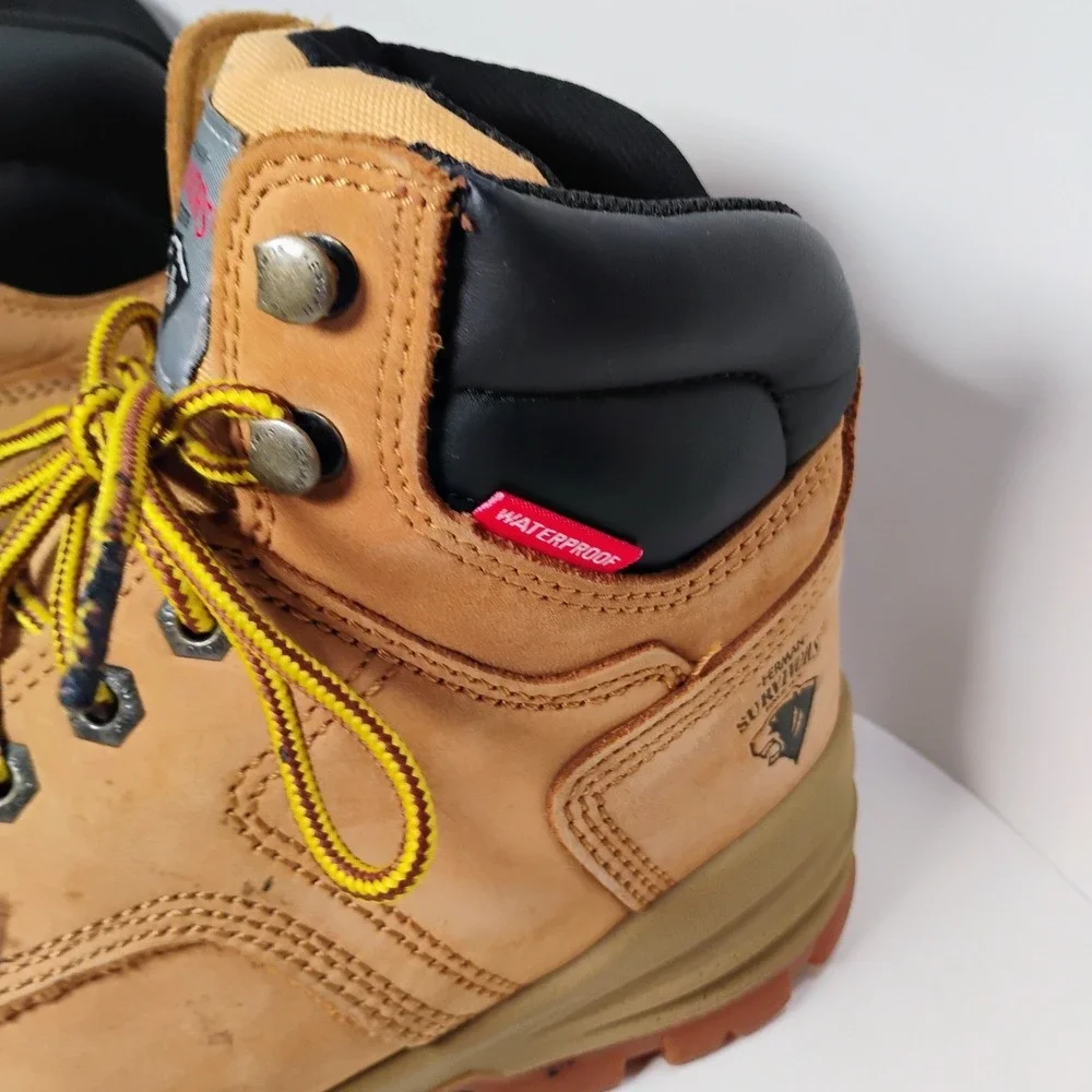 Herman Survivors Men's 6.5 Wide Tan Steel Toe Work Boots